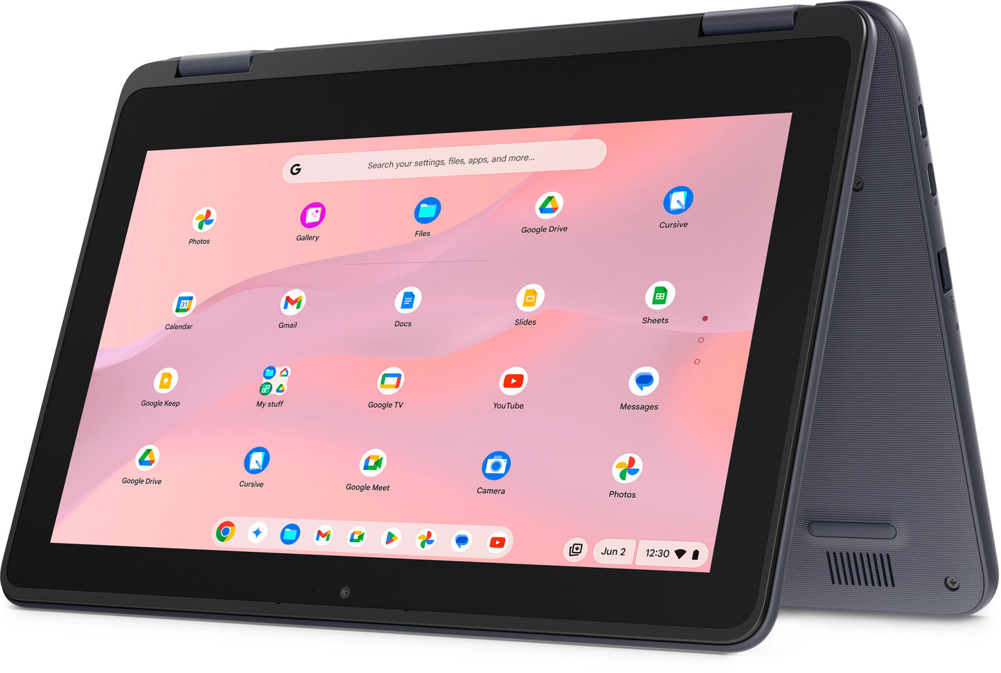 DELL Chromebook CC11260 2-in-1 Intel® N N150 Hybrid (2-in-1) 29.5 cm (11.6") Touchscreen HD 4 GB LPDDR5-SDRAM 64 GB eMMC Wi-Fi 6E (802.11ax) ChromeOS Grey