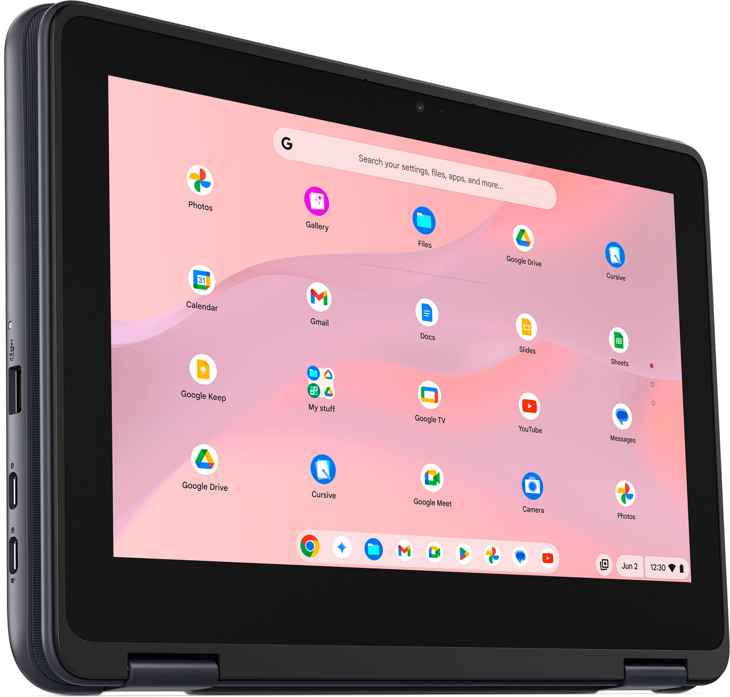 DELL Chromebook CC11260 2-in-1 Intel® N N150 Hybrid (2-in-1) 29.5 cm (11.6") Touchscreen HD 4 GB LPDDR5-SDRAM 64 GB eMMC Wi-Fi 6E (802.11ax) ChromeOS Grey